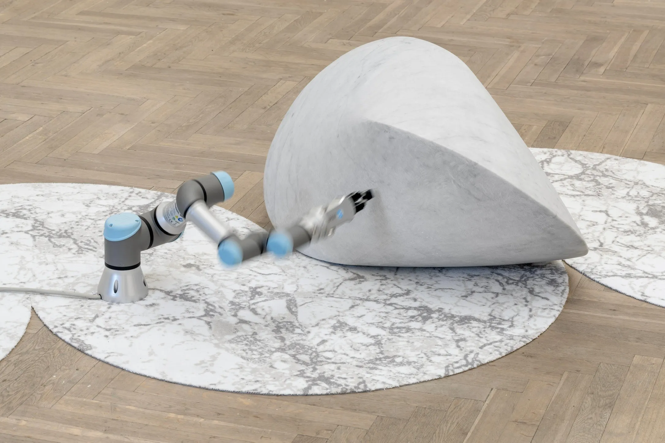 Sisyfos, 2023. Hvid Carrara-marmor (IT)